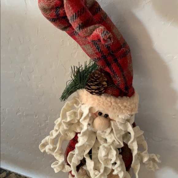 Christmas Village Holiday Gifts 18” standing cloth Santa - Picture 6 of 6